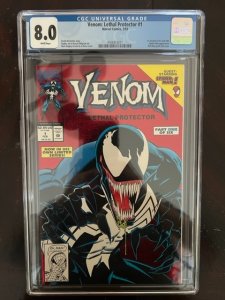 Venom: Lethal Protector #1 (1993) - CGC 8.0 - 1st Solo Series & Orwell Taylor!