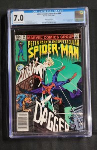 Spectacular Spider-Man #64 - Origin & 1st App Cloak & Dagger (CGC 7.0) 1982
