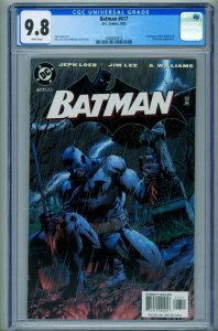 Batman #617 CGC 9.8 Jim Lee comic book DC 4346834015