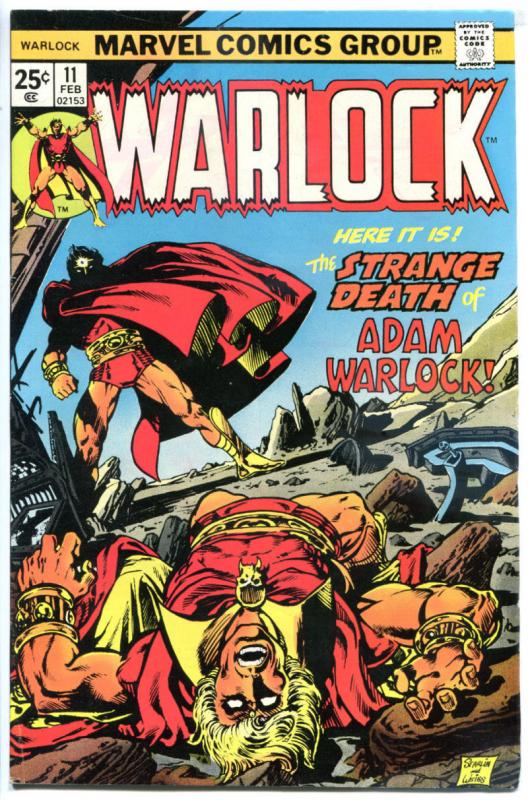 WARLOCK #11, VF, Power of, Jim Starlin, Thanos, 1972, Bronze age, Warlock Dies