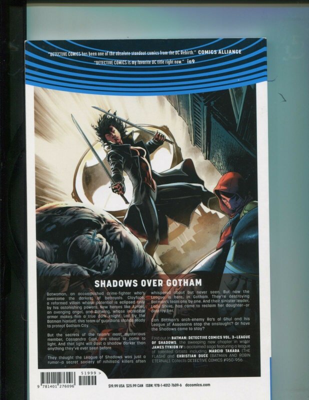 BATMAN: DETECTIVE COMICS VOL.3--LEAGUE OF SHADOWS (FN/VF) SINCLAIR!! 2017