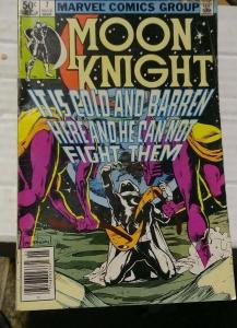  MOON KNIGHT  #7 1981  MARVEL+ MARC SPECTOR  moon kings