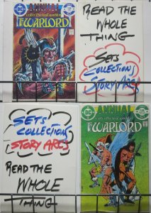 WARLORD 51-82 + Annuals 1-2 Mike Grell Lot of 34 issues DC Comics 1981-1984