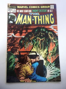 Man-Thing #4 (1974) FR/GD Condition Missing MVS does not effect story