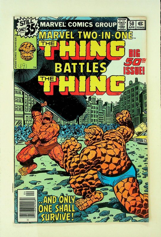 Marvel Two-In-One No. 50 - Thing Battles Thing (Apr 1979, Marvel) - Good 
