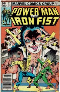 Power Man and Iron Fist #91 Heroes for Hire Newsstand FN