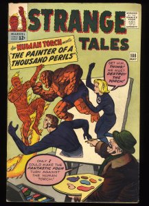 Strange Tales #108 FN+ 6.5 Fantastic Four  Appearance!