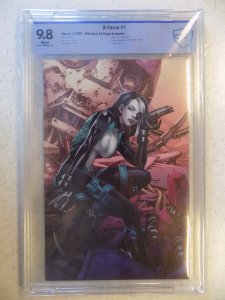 X-FORCE # 12 NGU VIRGIN COMIC ELITE UNKNOWN EXCLUSIVE CBCS 9.8. DEATH OF XAVIER