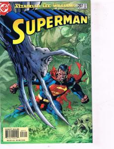 Superman # 207 NM 1st Print DC Comic Book Jim Lee Wonder Woman Batman Flash J97