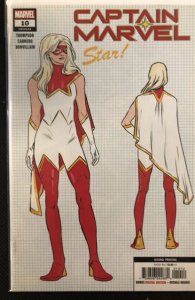 Captain Marvel #10 Second Print Cover (2019)