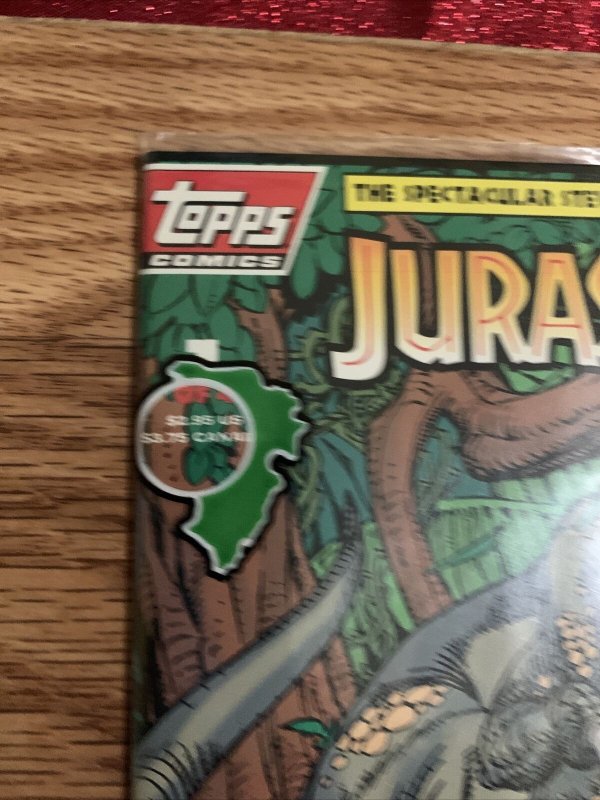 JURASSIC PARK MOVIE EDITION #1 *FACTORY SEALED* 1993 TOPPS COMIC BOOK