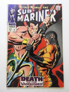 Sub-Mariner #6 (1968) vs Tiger Shark! Solid VG Condition!