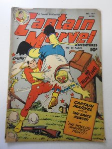 Captain Marvel Adventures #107 (1950) GD+ Condition see desc