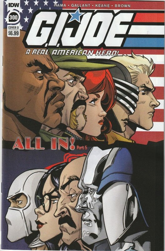 G.I. Joe A Real American Hero # 300 Cover D NM IDW [M3]