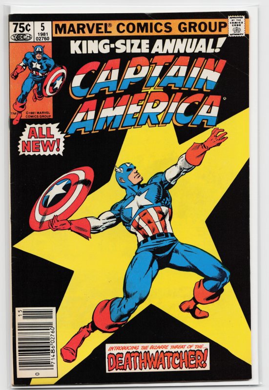Captain America Annual #5 (1981) Captain America