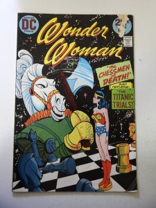 Wonder Woman #208 (1973) GD- Condition tape pill  fc, glue fc