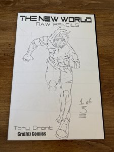 The New World Raw Pencils # 1 Of 3 NM Comic Book Tony Grant Graffiti  4 J361