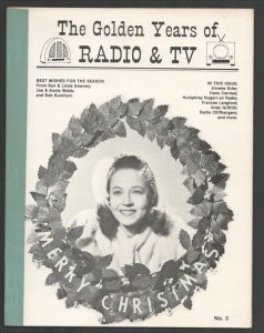 Golden Years of Radio & TV #3 1983-Movie Cowboys & comic strip characters on ...