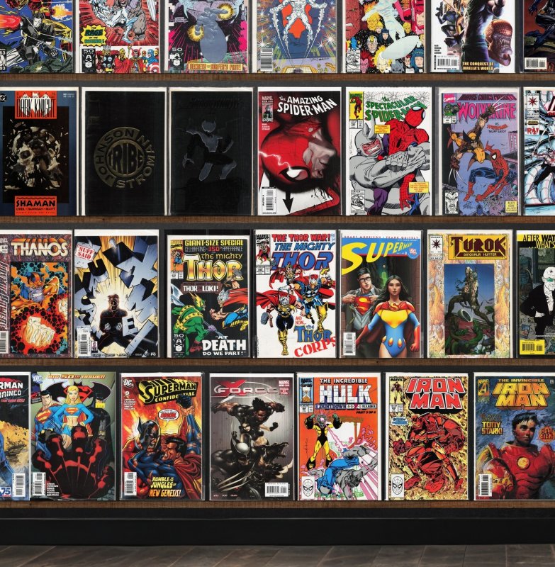 Huge Lot 130+ Comics with Iron Man, The Incredible Hulk, Silver Surfer & More!