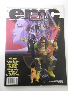 Epic Illustrated #8 (1981) FN- Condition! 1/2 in tear fc