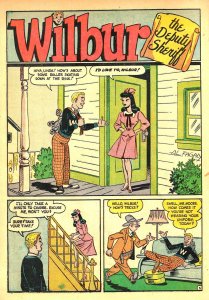 WILBUR COMICS #5 (Summer 1945) 5.5 FN- 1st Appearance of KATY KEENE! Teen Humor!