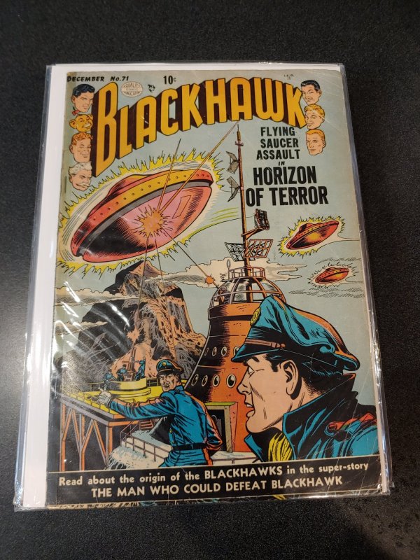 ​BLACKHAWKS #71 GOLDEN AGE CLASSIC/ ORIGIN OF THE BLACKHAWKS