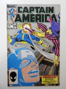 Captain America #309 (1985) VF Condition!