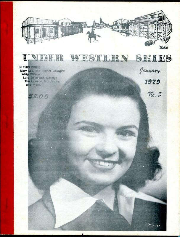 Under Western Skies #5 1/1979-Mary Lee-Whip Wilson-B-Westerns-FN