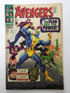 The Avengers #42 (1967) The Plan and The Power!  Sharp VG/Fine Condition!