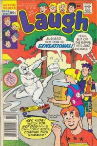 Laugh (Vol. 2) #14 (Newsstand) VG ; Archie | low grade comic Skateboard Cover