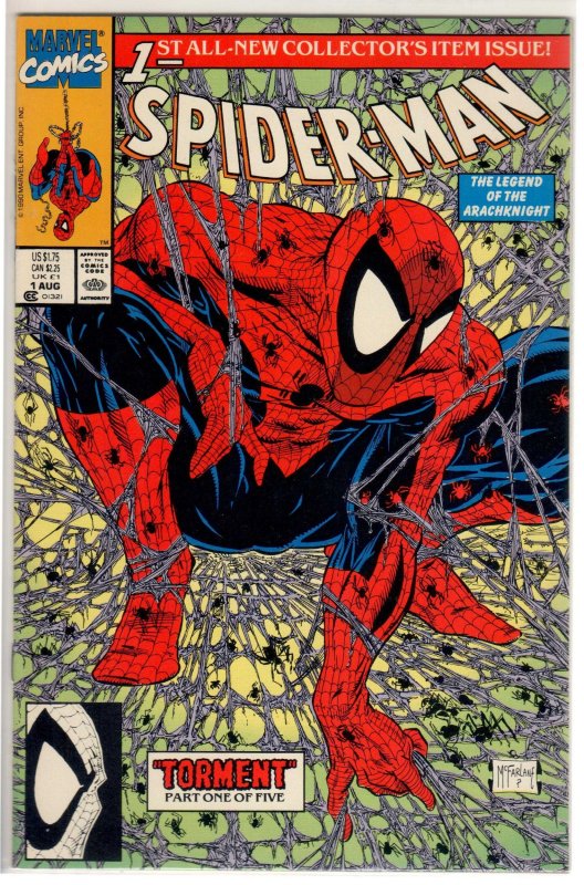 Spider-Man #1 Direct Edition (1990) 9.8 NM/MT GREEN