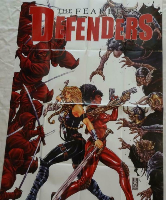 FEARLESS DEFENDERS Promo Poster, 24 x 36, 2012, MARVEL, Unused 277