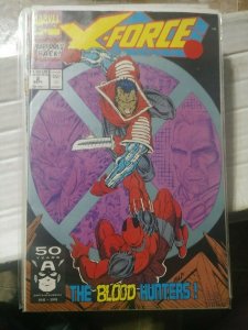 X-Force # 2  1991, Marvel  CABLE+ 2ND APPERANCE DEADPOOL  1ST KANE BLOOD BROTHER