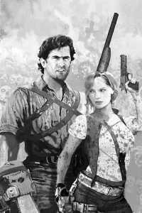 Death To Army of Darkness #1 2020 Suydam B&W Virgin 1:11 Dynamite EB133