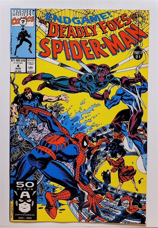 Deadly Foes of Spider-Man #4 (Aug 1991, Marvel) VF  