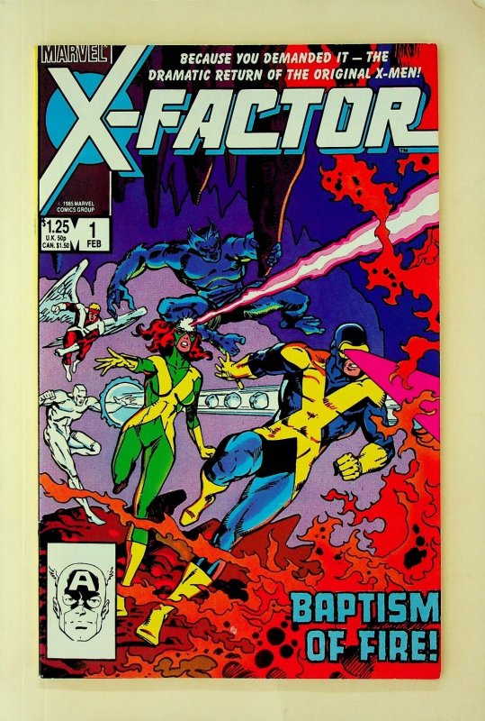 X-Factor #1 Marvel Original X-Men Return 1986 Bronze Age