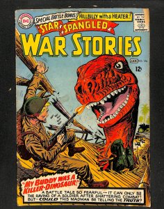 Star Spangled War Stories #124 Dinosaur Cover!