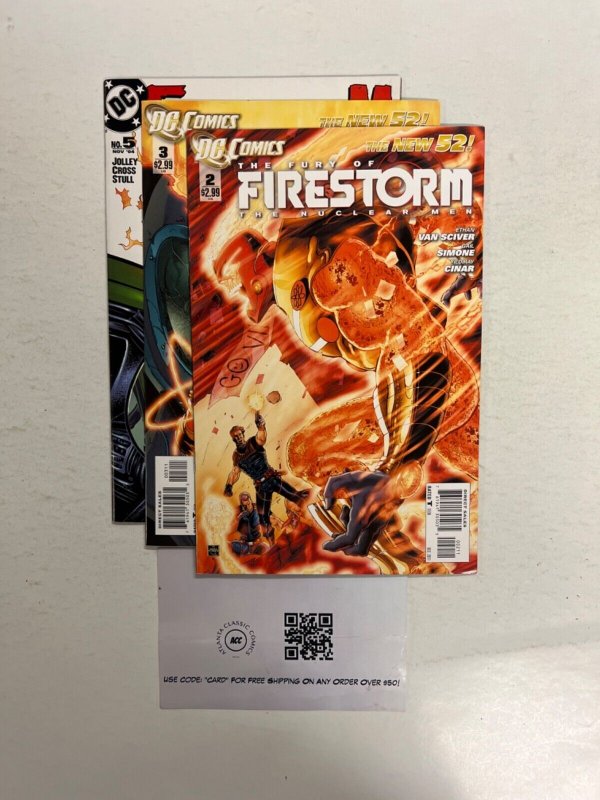 3 Firestorm DC Comic Books # 2 3 5 Batman Superman Wonder Woman Flash 97 JS44