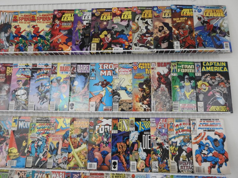 Huge Lot of 170+ Comics W/ Justice League, Iron Man, Dazzler! Avg. FN+ Condition