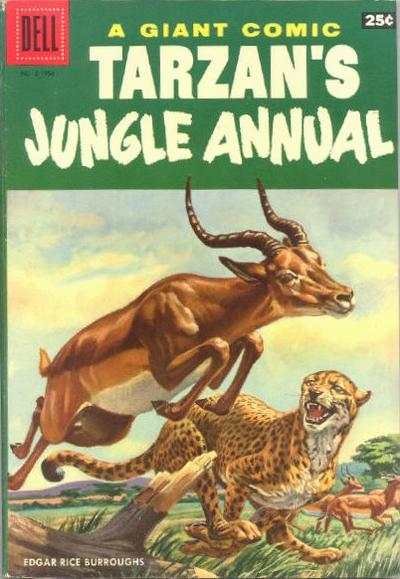 Dell Giant Comics: Tarzan's Jungle Annual #5, VG+ (Stock photo)