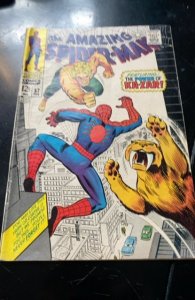 The Amazing Spider-Man #57 (1968)Kazar, needs a good press