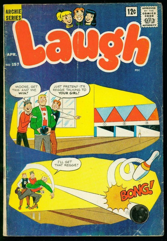 LAUGH #157 1964-ARCHIE COMICS- JOSIE by DeCarlo- good