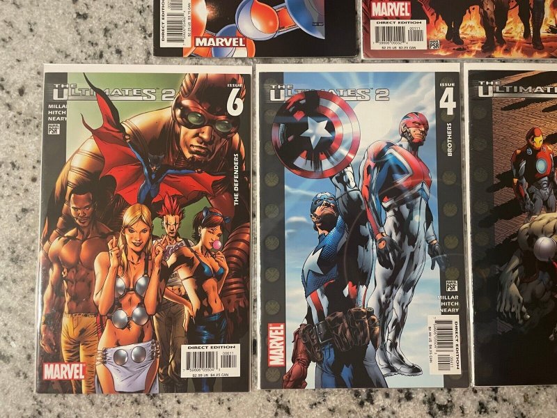 5 Marvel Comic Books Ultimates 2 3 4 6 + Nightmare 1 + Six 2 Avengers 28 J823