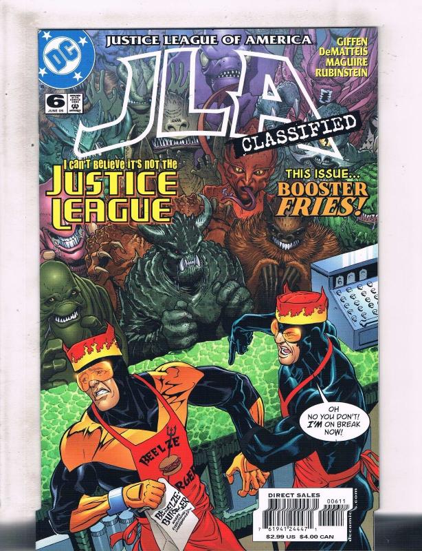 Lot of 6 JLA DC Comic Books #4 5 6 7 8 9 TW42