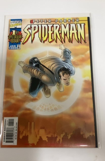 Peter Parker: Spider-Man #1 Sunburst Cover (1999) nm