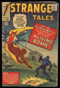 Strange Tales #112 VG 4.0 1st Eel! Fantastic Four Human Torch!