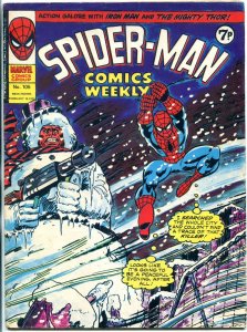 Spider-Man Comics Weekly #105 1975- British comic VG