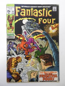 Fantastic Four #94 (1970) GD Condition see description
