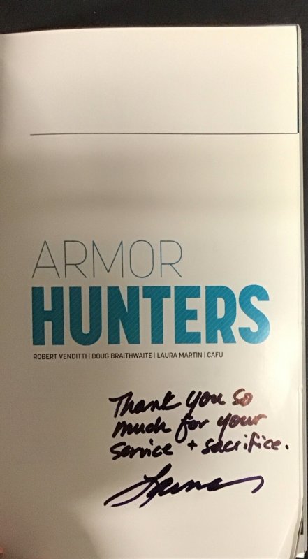 Armor Hunters TPB Valiant Comics SIGNED  First Printing