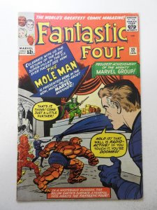 Fantastic Four #22 (1964) VG- Condition initials in ink on every page